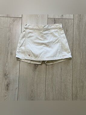 Polo Ralph Lauren 4T White Tennis Skort Old Money Aesthetic Tan Y2k Vintage